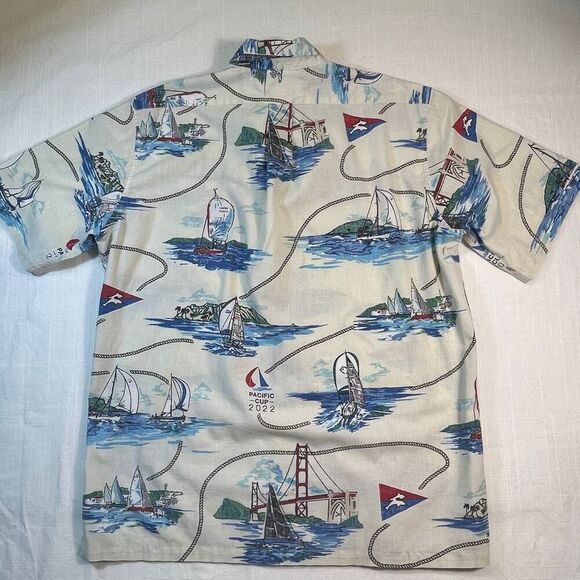 Reyn Spooner Multicolor Classic Pacific Cup Race 2022 Button Up Shirts Large - Picture 10 of 10